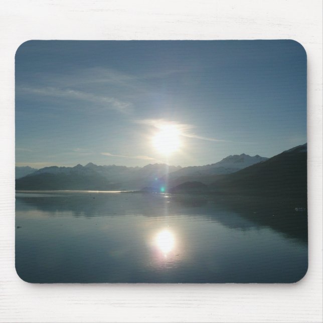Sunrise over College Fjord Alaska Photography Mouse Mat (Front)