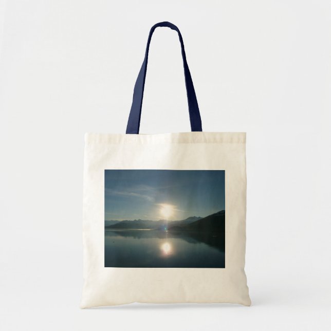 Sunrise over College Fjord Alaska Photography Tote Bag (Front)