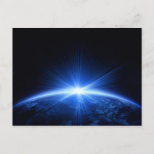 Sunrise Over Earth Postcard
