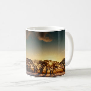 Sunrise over frosty fields in Norfolk Coffee Mug
