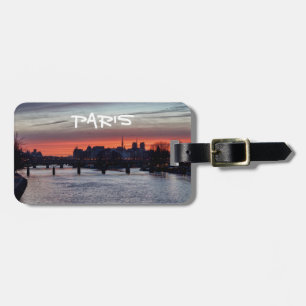 Sunrise over Ile de la Cite and Notre Dame - Paris Luggage Tag