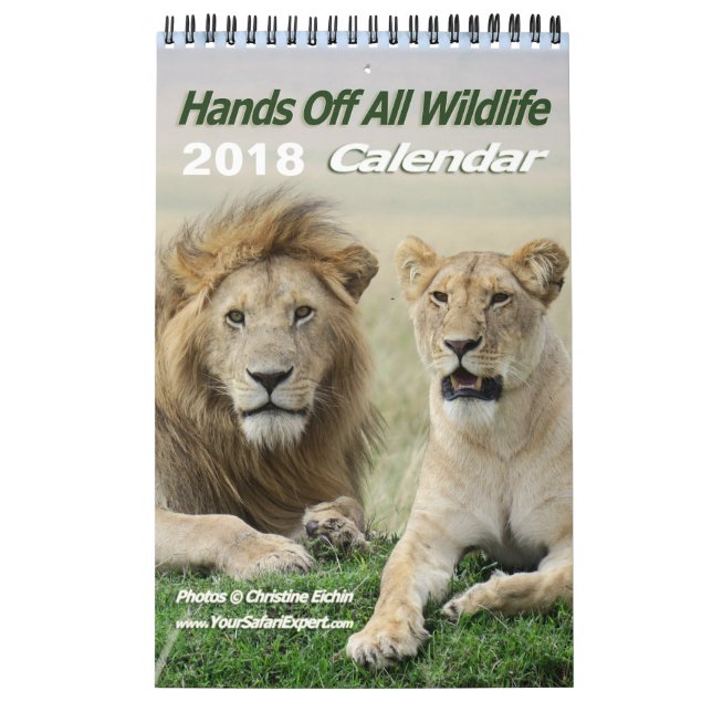 Sunrise over Kenya's Wildli Calendar (Single Page) (Cover)