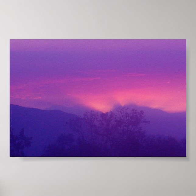 Sunrise Over LA Poster (Front)