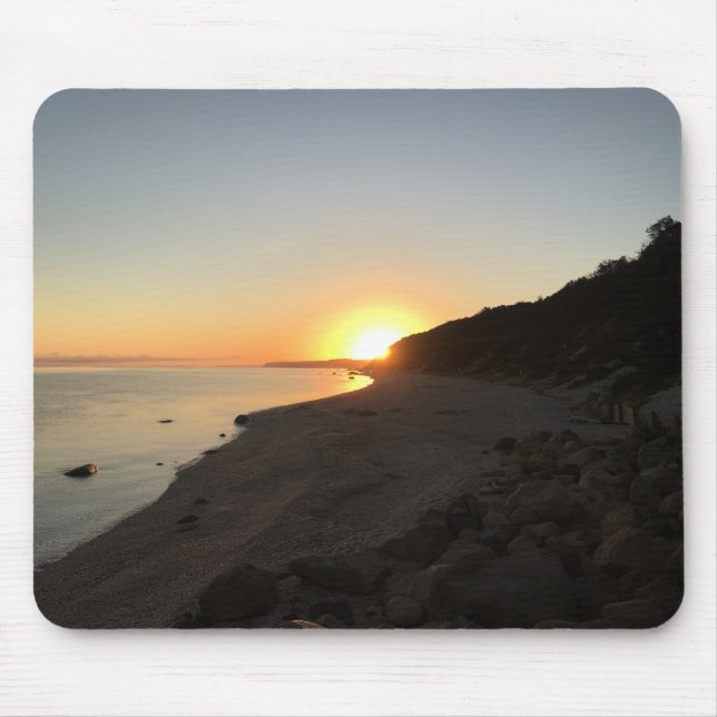 Sunrise Over Long Island Sound Mouse Mat (Front)