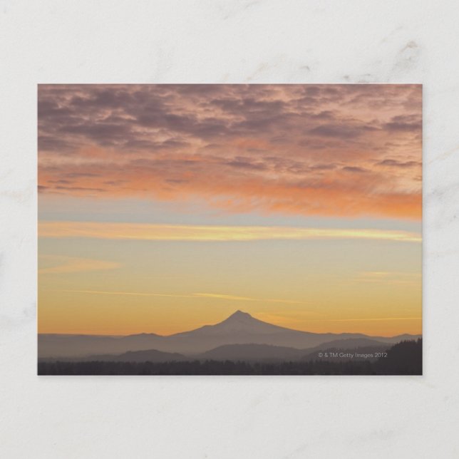 Sunrise Over Mount Hood Postcard (Front)