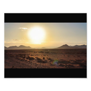 Sunrise Over Namib Desert Photo Enlargement Print