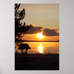 Sunrise over Saint Agathe Poster