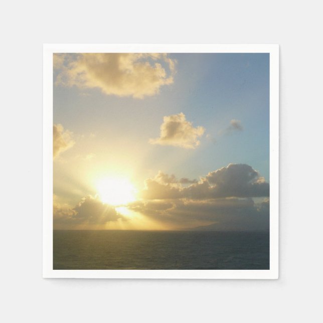 Sunrise over San Juan II Puerto Rico Napkin (Front)