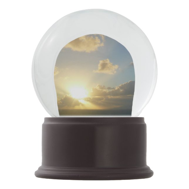 Sunrise over San Juan II Puerto Rico Snow Globe (Front)