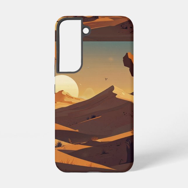 Sunrise Over Sand Dunes phone cases (Back)