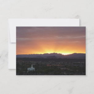 Sunrise over St. George Utah Landscape