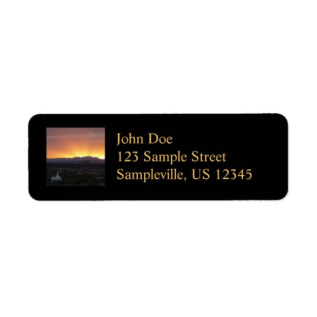 Sunrise over St. George Utah Landscape (Front)