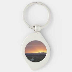 Sunrise over St. George Utah Landscape Key Ring