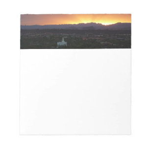 Sunrise over St. George Utah Landscape Notepad