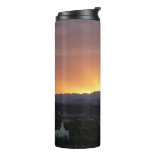 Sunrise over St. George Utah Landscape Thermal Tumbler