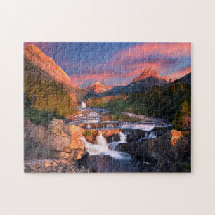 Sunrise over Swiftcurrent Creek Jigsaw Puzzle