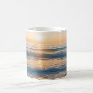 Sunrise Over the Beach Coffee Mug