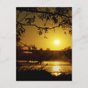 Sunrise over the Maumee river Postcard