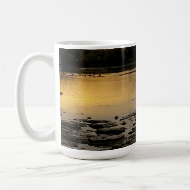 Sunrise over the Maumme river Coffee Mug (Left)
