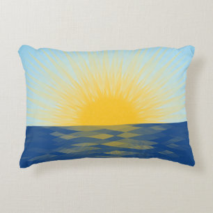 Sunrise over the Ocean New Beginnings Decorative Cushion