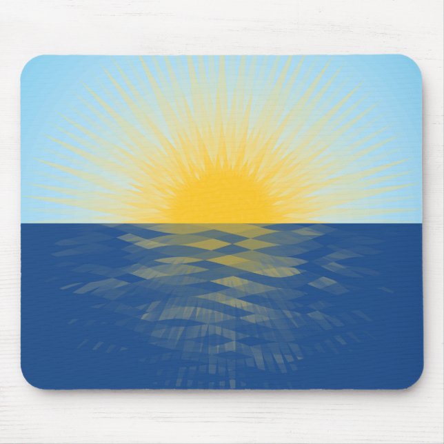 Sunrise over the Ocean New Beginnings Mouse Mat (Front)