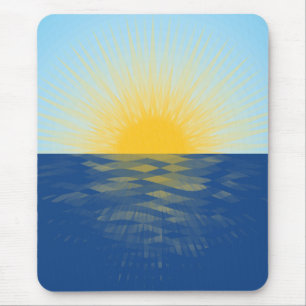 Sunrise over the Ocean New Beginnings Mouse Mat