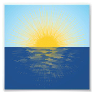 Sunrise over the Ocean New Beginnings Photo Print