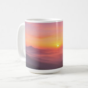 Sunrise Over the Smoky Layers Coffee Mug