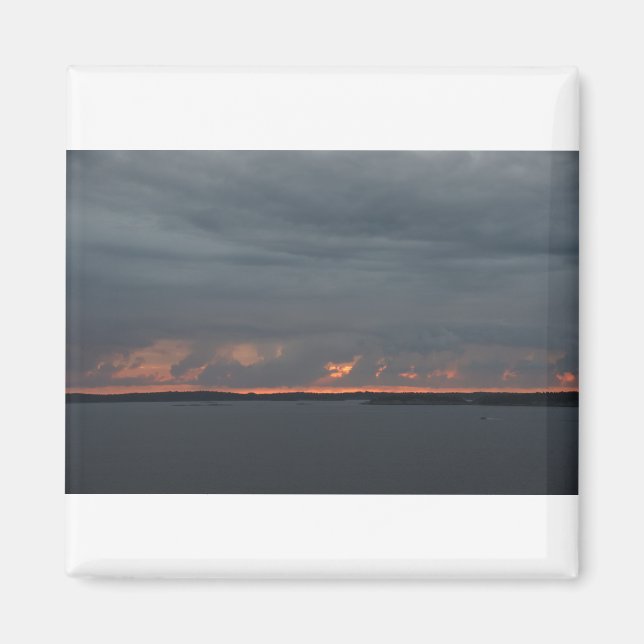 Sunrise Over The Swedish Archipelago..JPG Magnet (Front)