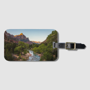 Sunrise Over the Watchman Luggage Tag