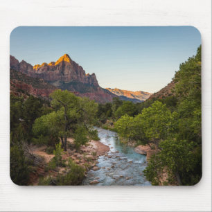 Sunrise Over the Watchman Mouse Mat