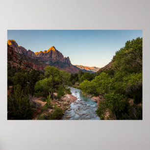 Sunrise Over the Watchman Poster