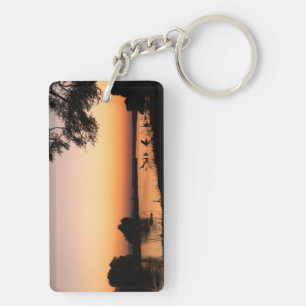 Sunrise over the Zambesi River Key Ring