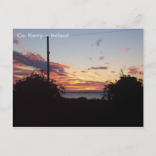 Sunrise over Tralee Bay, Co. Kerry, Ireland. Postcard