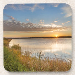 Sunrise Over Wetlands At Arrowwood National Coaster