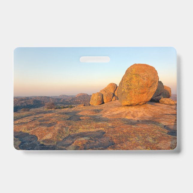 Sunrise overMatobo Hills ID Badge (Front)
