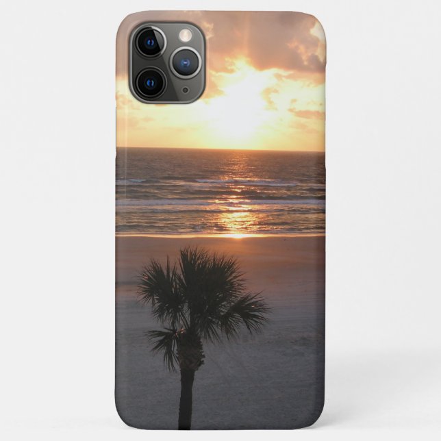 Sunrise Palm, At The Beach Case-Mate iPhone Case (Back)