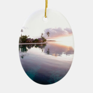 Sunrise Palmilla Coast Cabo San Lucas Mexico Ceramic Tree Decoration