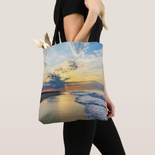 Sunrise Peeking Tote Bag