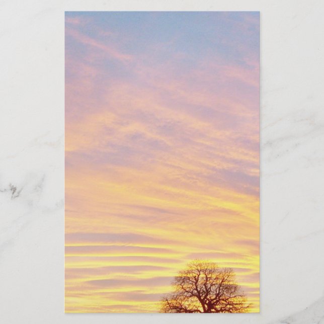 Sunrise Personalised Stationery (Front)