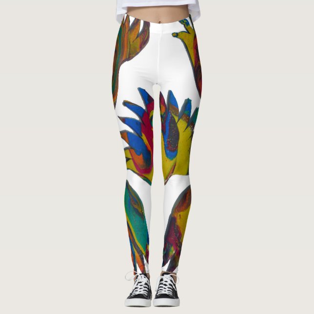 Sunrise Pin Texture Leggings (Front)