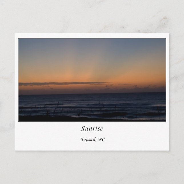 Sunrise Postcard (Front)