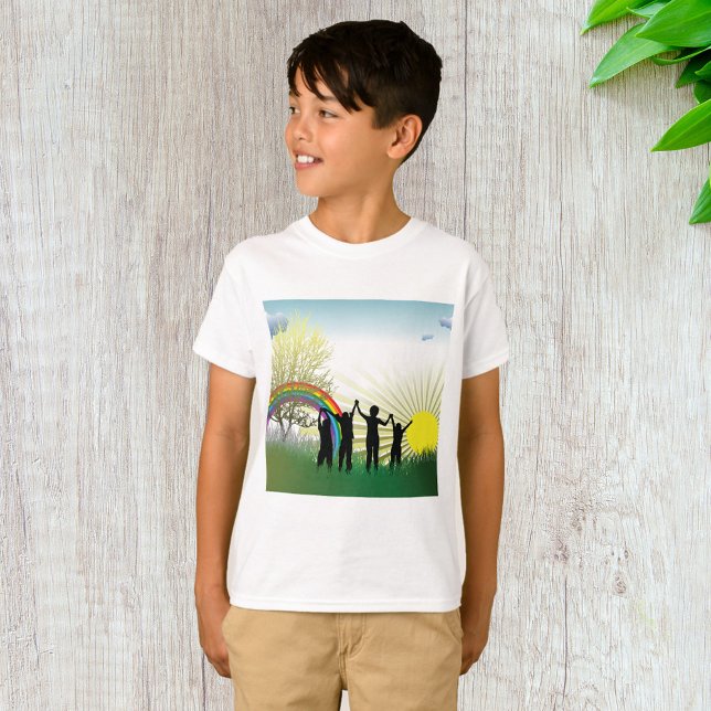 Sunrise Rainbow Children T-Shirt (Creator Uploaded)