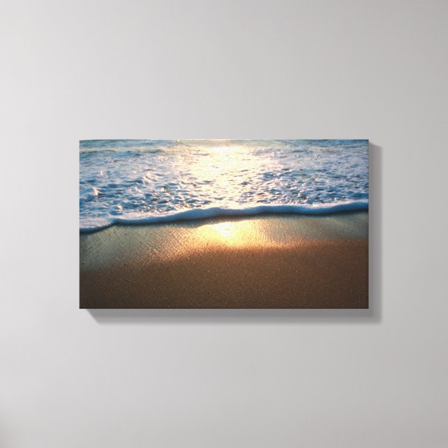 Sunrise Ray Reflection Canvas Print (Front)