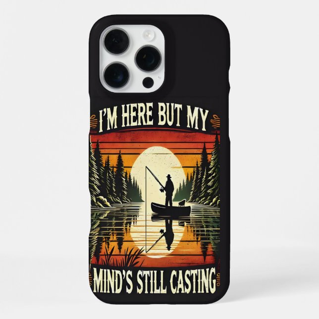 Sunrise Reflections and Rods iPhone Case (Back)