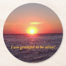 Sunrise Round Coaster