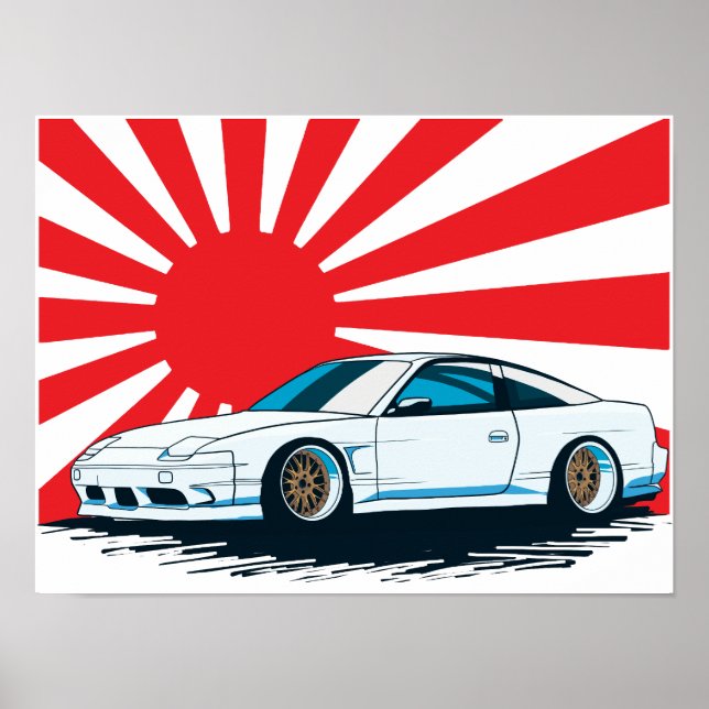 Sunrise S13 Vector Poster (Front)