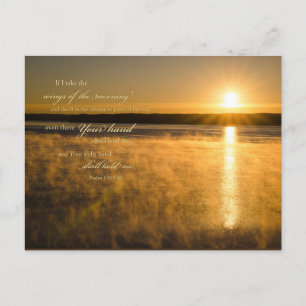 Sunrise Scripture Postcard: Psalm 139 Postcard
