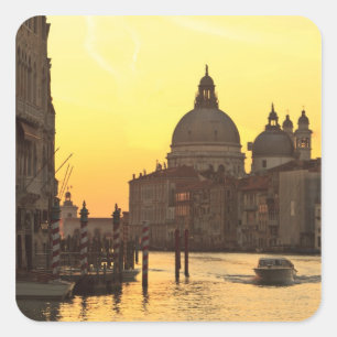 Sunrise sky colours near San Maria Del Giglio Square Sticker