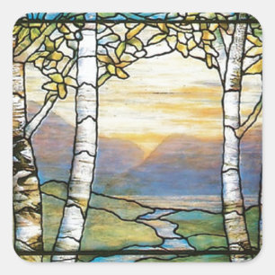 Sunrise Square Sticker